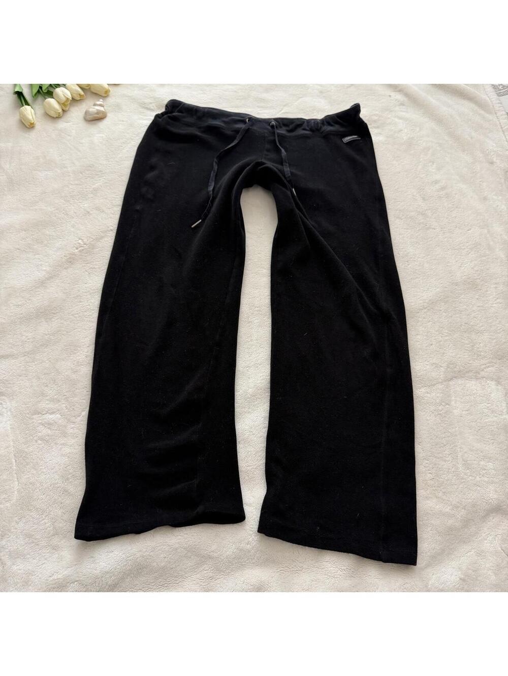 low rise calvin klein fleece pant